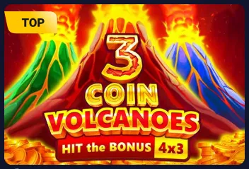 3 Coin Volcanoes slot at Paradise8 Casino